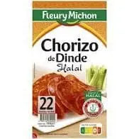 Fleury Michon Halal Turkey Chorizo (x 22)100 g