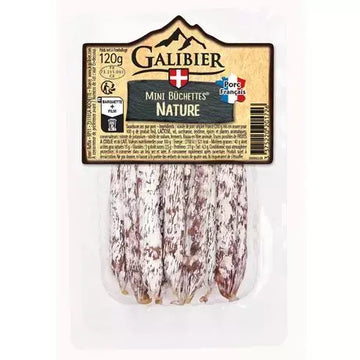 Galibier Mini Plain Sausage Logs 120g