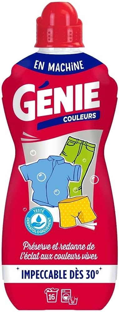 Genie Couleurs Lessive Detergent 1L