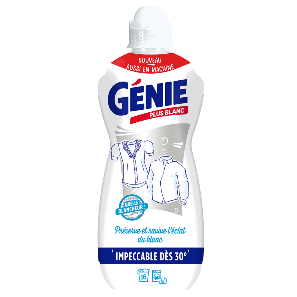 Genie Plus Blanc Lessive Detergent 1L