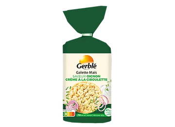 Gerblé Onion & Chive Flavoured Corn Cakes 124g