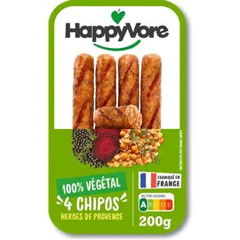 HappyVore Vegetable Chipolatas 200g