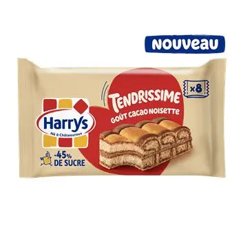 Harrys Soft Tendrissime Cocoa Hazelnut (x8) 264g