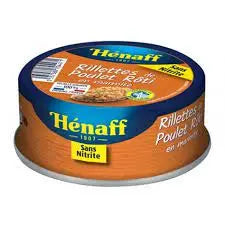 Henaff Roast Chicken Rillette 3x72g