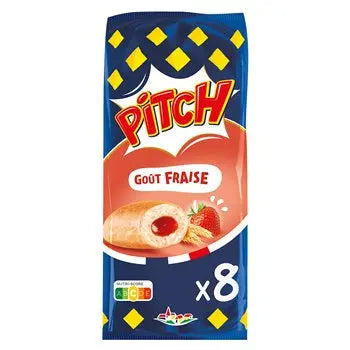 Brioches Pitch Fraise (x8) 300g