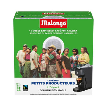 Malongo Pur Arabica Coffee Pods 16 x 104g