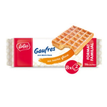 Lotus Gaufres aux Œufs Frais Sucre Glace 371g