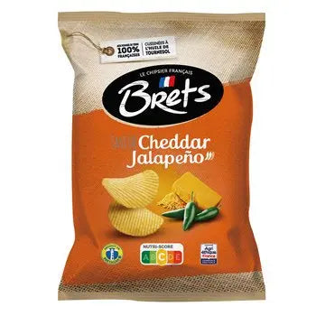 Bret’s Cheddar Jalapeño Chips 125g