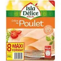 Isla Delice Halal Chicken Delice (x8) 240 g