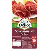 Isla Delice Dry Sausage Beef Slices 120g
