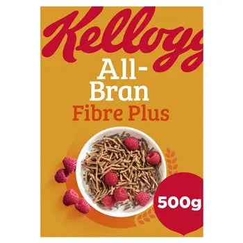 Kellogg's All-Bran Fibre Plus Cereal 500g