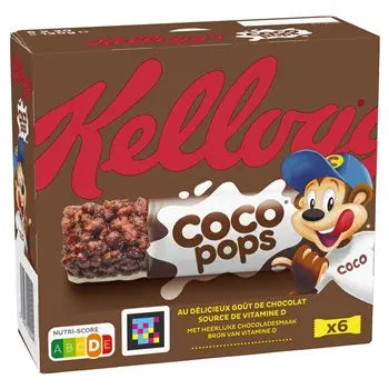 Kellogg's Coco Pops Cereal Bars 6x20g