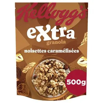 Kellogg's Extra Caramelised Hazelnut Cereal 500g