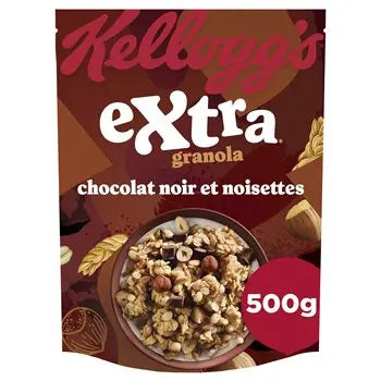 Kellogg's Extra Dark Chocolate Hazelnut Cereal 500g