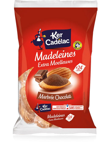 Ker Cadelac Marbled Chocolate Madeleines 600g