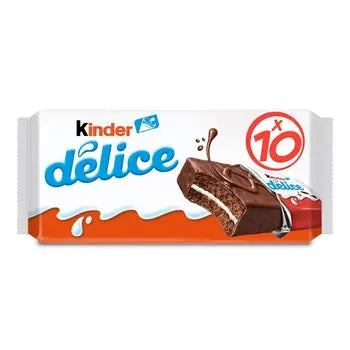 Kinder Délice Chocolate Soft Snack (x10) 390g