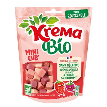 Krema Cub Bio Fruit Red Candies 130g