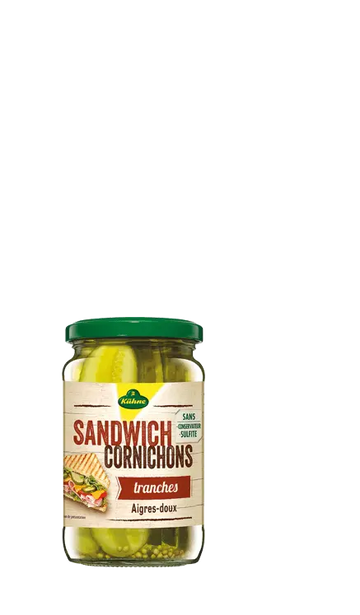 Kuhne Sweet and Sour Sliced Gherkins