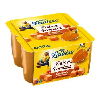 La Laitiere Frais et Fondant Caramel 4x115g