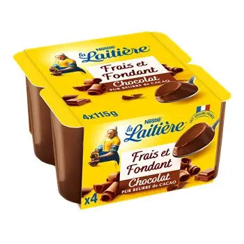 La Laitiere Fresh and Fondant Chocolate 4x115g