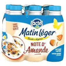 Lactel Matin Leger Almond 6x1L