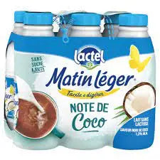 Lactel Matin Leger Coconut 6x1L
