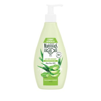 A bottle of Le Petit Marshals Lait Toin Maçaisant with Aloe Vera 9.5% on a plain white background.