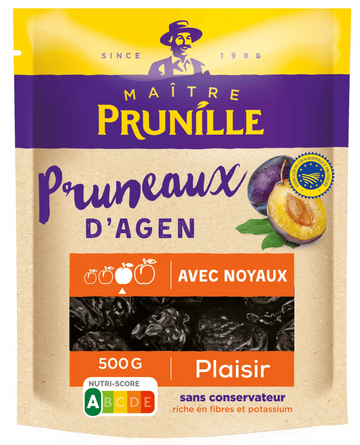 Maitre Prunille Agen Prunes with Pits 500g