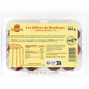 Les Delices De Bordeaux Canele bites 12 x 17 g
