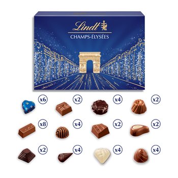 Boîte de chocolats Champs-Elysées Diamant - Lindt