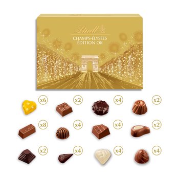 Lindt Champs Elysées Gold Edition Chocolate 468g