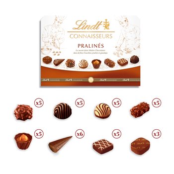 Chocolat assortiment CHAMPS ELYSEES LINDT : la boite de 182g à Prix  Carrefour