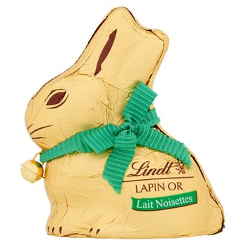 Lindt Lapin Or Milk Chocolate Hazelnut 100g