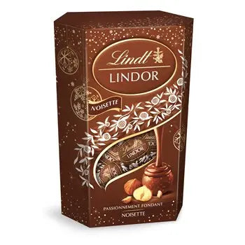 Lindt Lindor Hazelnut Brown Box 200g