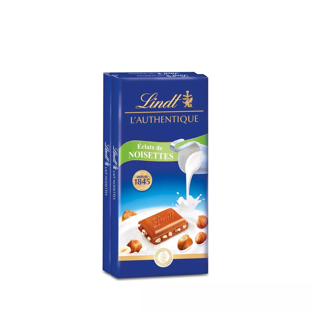 Lindt Milk Chocolate Hazelnut Chips 2x100g