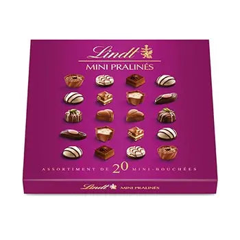 Lindt Mini Pralines Pink Box 100g