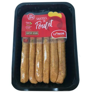 Lionor Chicken Sausages Kebab flavour 300g