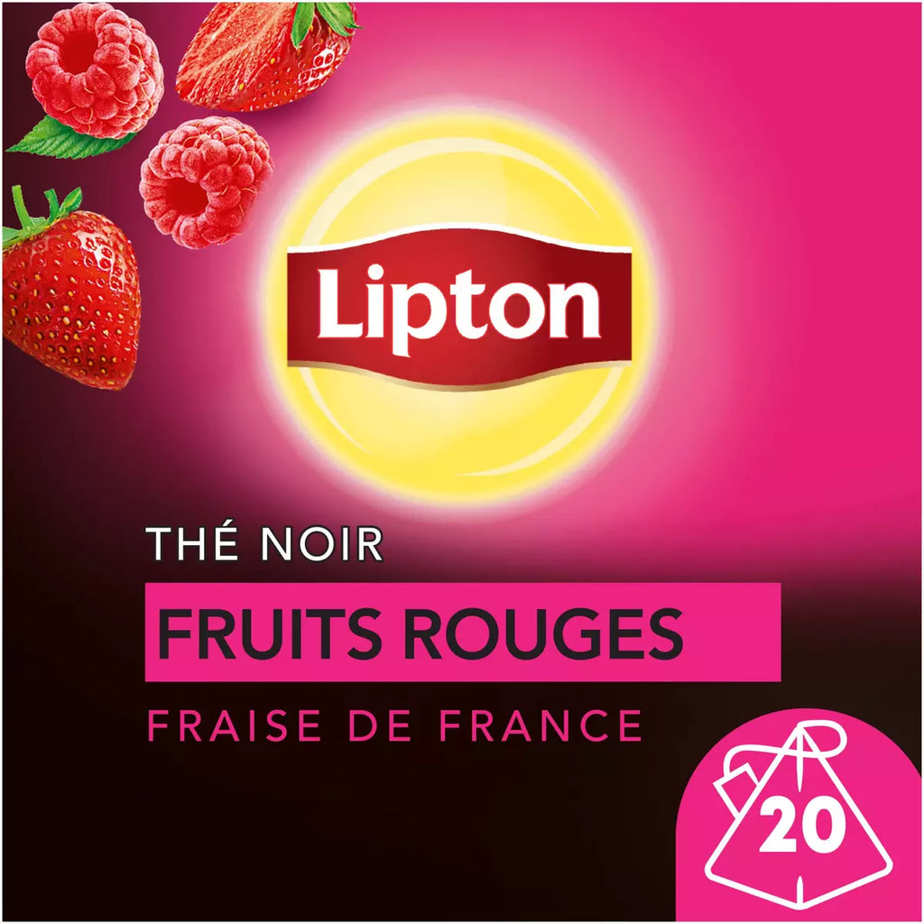 Lipton Black Tea Red Fruits (x20) 34g
