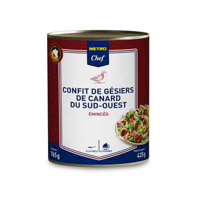 confit de canard tin