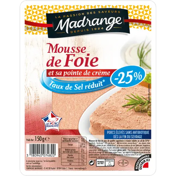 Madrange Foie Gras -25% Salt
