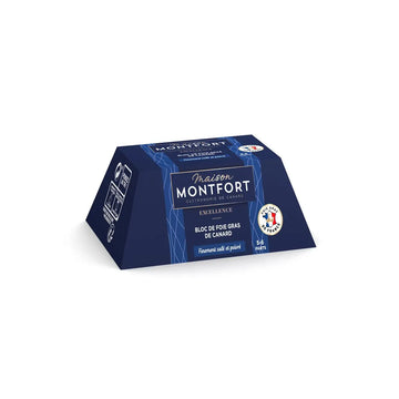 Maison Monfort Block of Duck foie Gras with Salt and Pepper 280g
