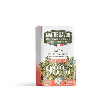 Maitre Savon De Marseille Provence Soap Argan Rhassoul 100g