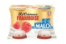 Malo Creamy Raspberry 2x125g