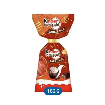Kinder Mini Eggs Dark Chocolate with Creamy Filling 182g