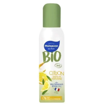 Monsavon au Lait Spray Deodorant Organic Lemon Verbena 75ml