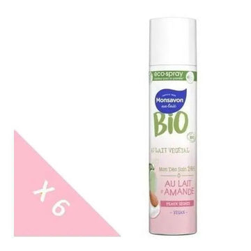Monsavon au Lait Organic Deodorant Spray with Almond Milk 75ml