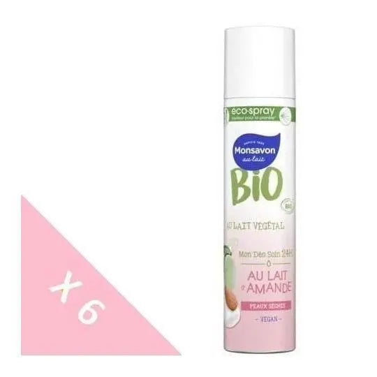 Monsavon Organic Deodorant Milk with Almond Milk 50ml