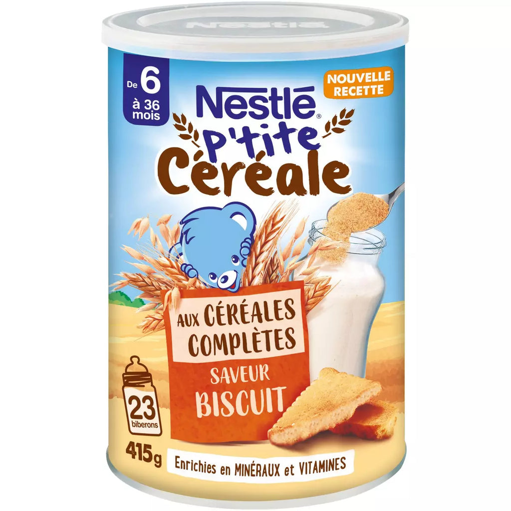 Nestlé P'tite Cereals Biscuits 415gNestlé P'tite Cereals Biscuits 415g