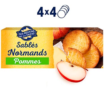 Nos Regions Apple Shortbread 150g