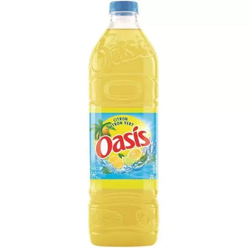 Oasis Lemon & Lime Fruit Drink – 2 litre bottle of still citrus fruit beverage with natural lemon and lime flavours.


